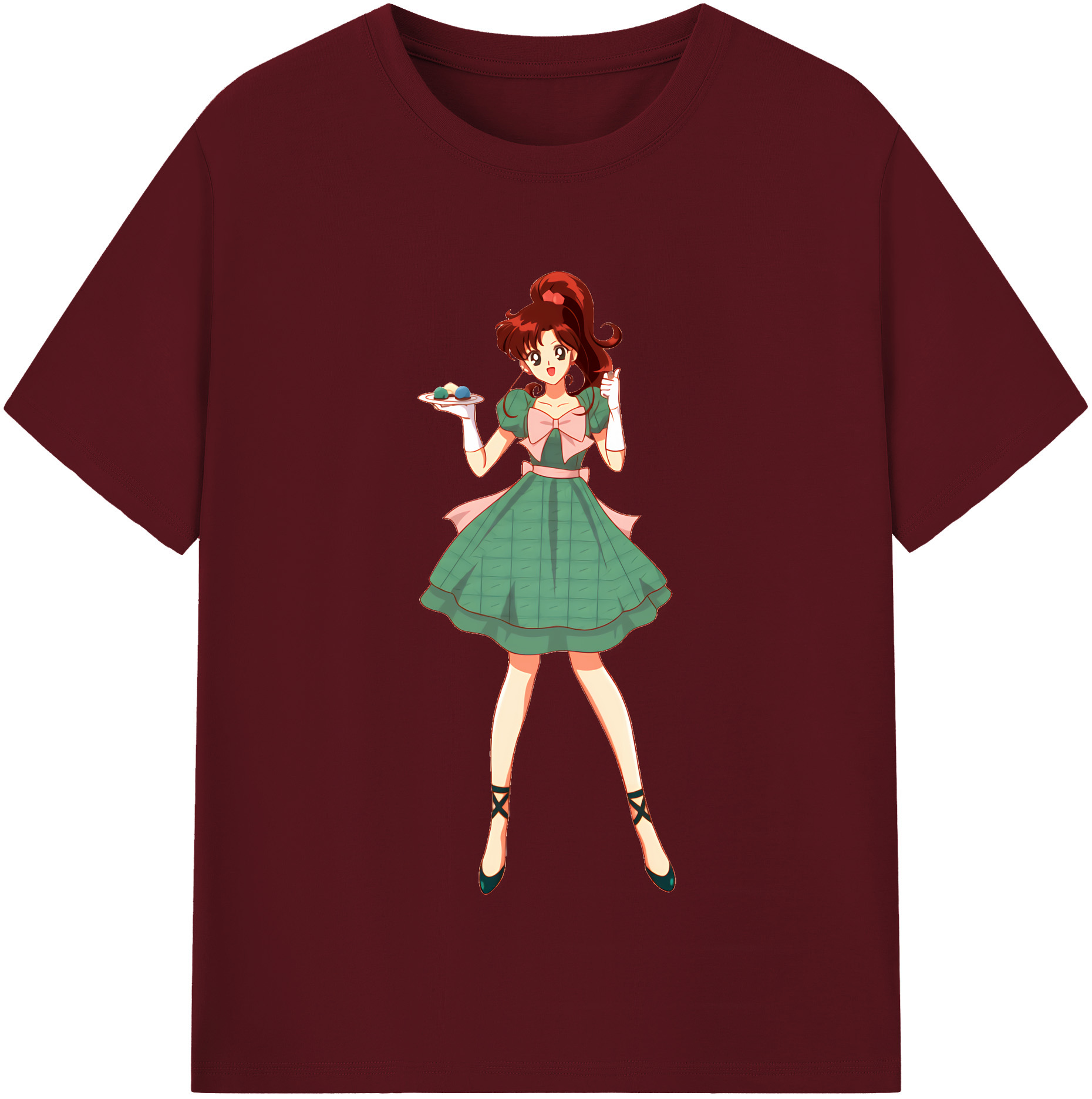 （画像用） 美少女戦士セーラームーン 木野 まこと きの まこと Sailor Moon Kino Makoto （セーラージュピター；Sailor Jupiter） 綿100％半袖Tシャツ（フロントプリント）